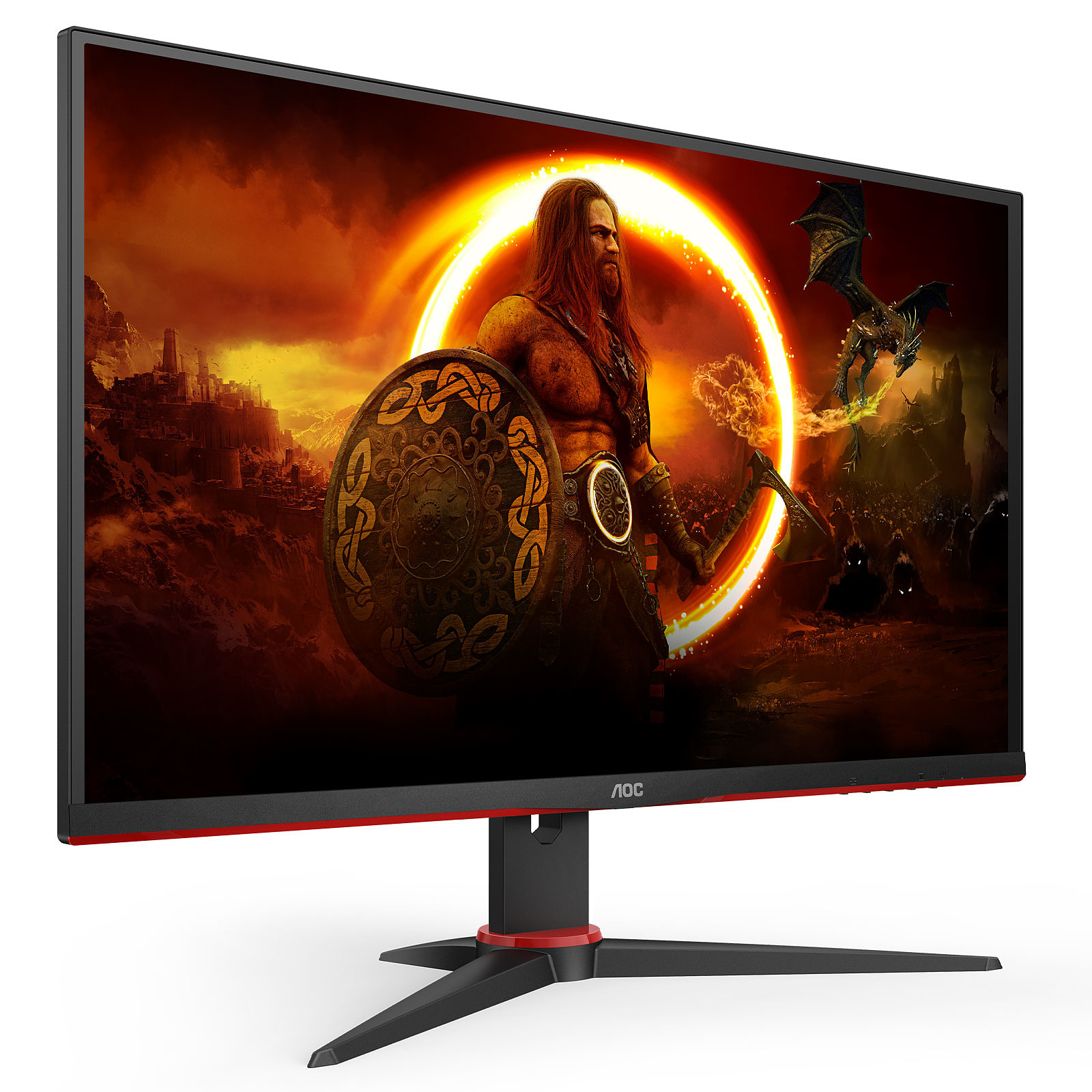 Монитор AOC 24G2SAE/BK 23.8", VA, FHD 1920x1080, 165Hz, 1ms, AMD Freesync Premium