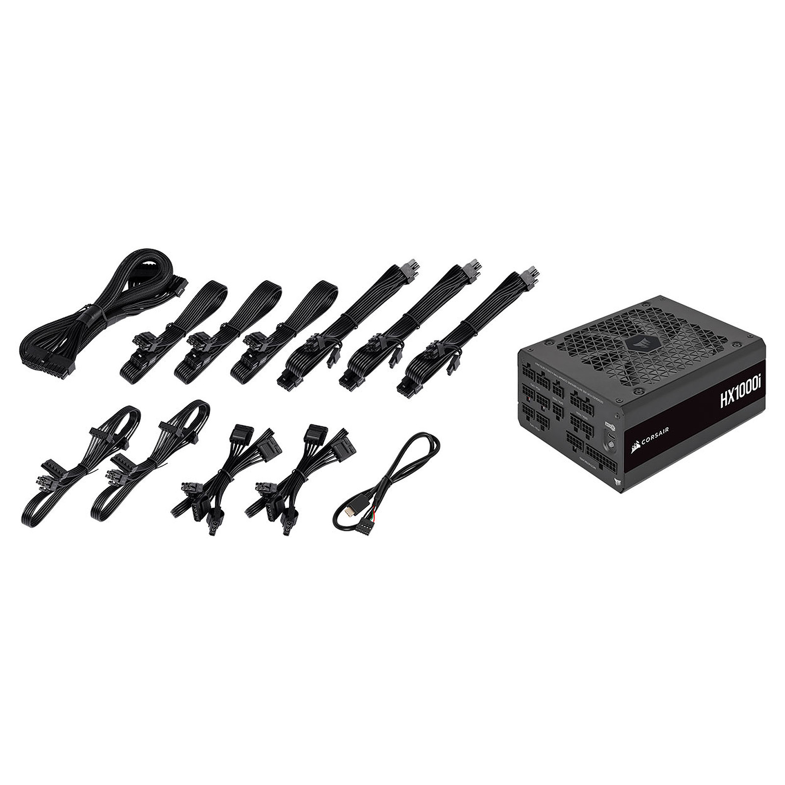 Захранване Corsair HX1000i (1000W) 80 Plus Platinum Full Modular PSU - CP-9020214-EU