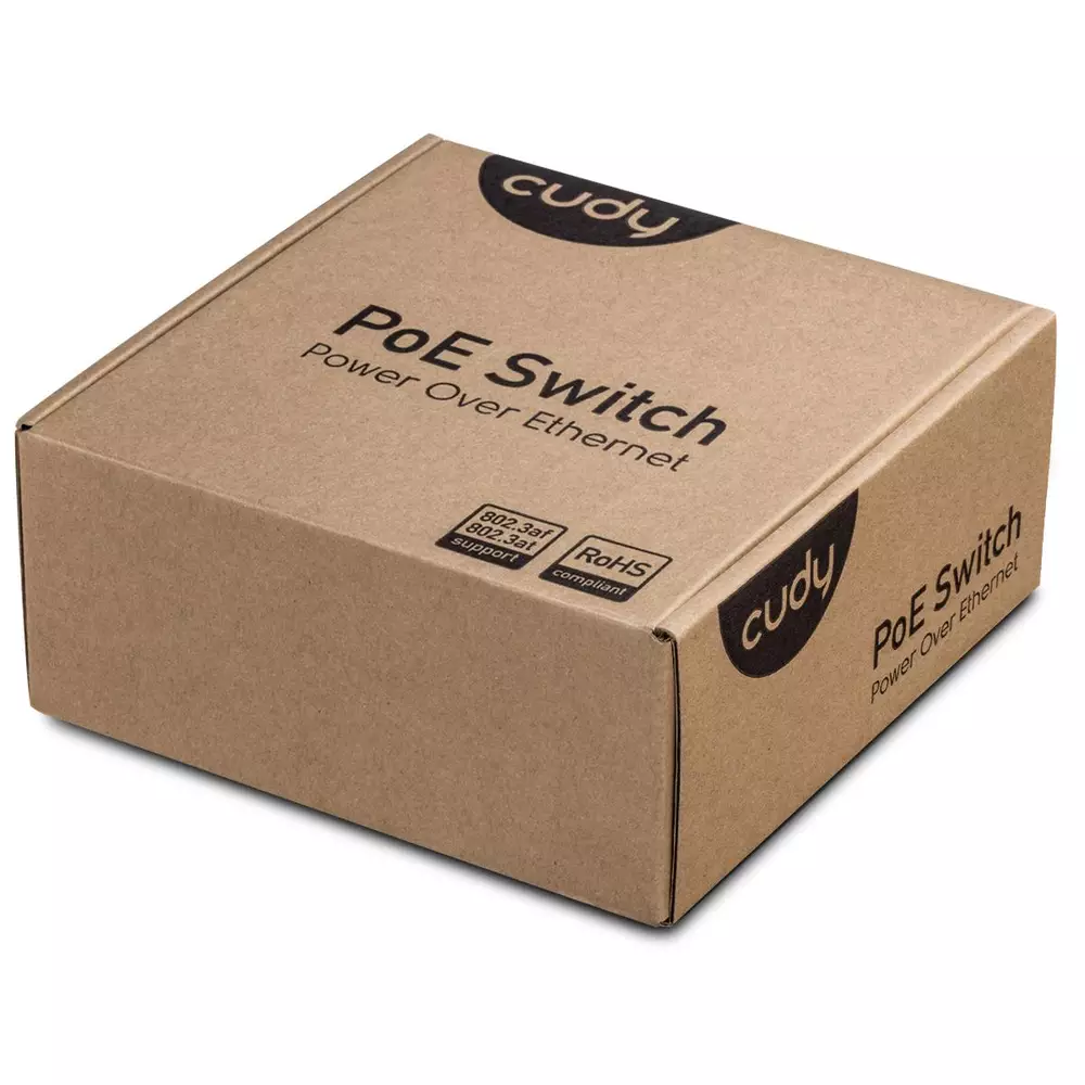 Суич Cudy GS1005P 5 портов Gigabit PoE+