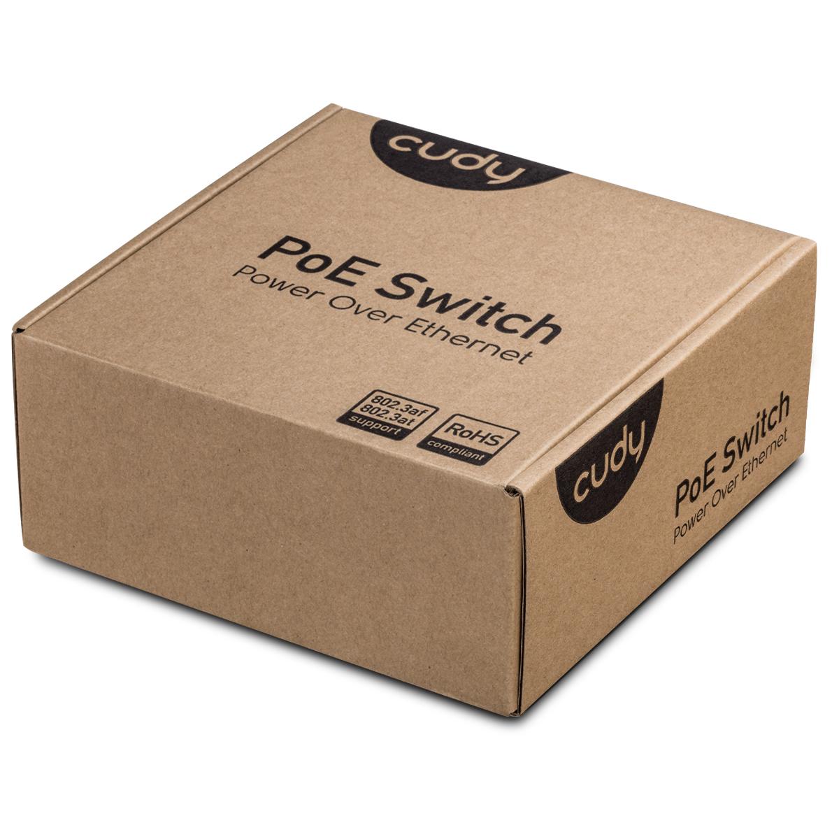 Суич Cudy GS1005P 5 портов Gigabit PoE+ 