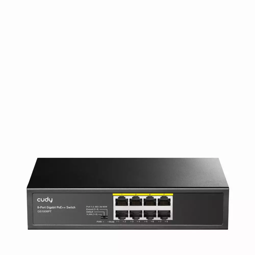 Суич Cudy GS1008PT 8 портов Gigabit PoE+ 