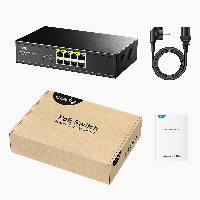 Суич Cudy GS1008PT 8 портов Gigabit PoE+ 
