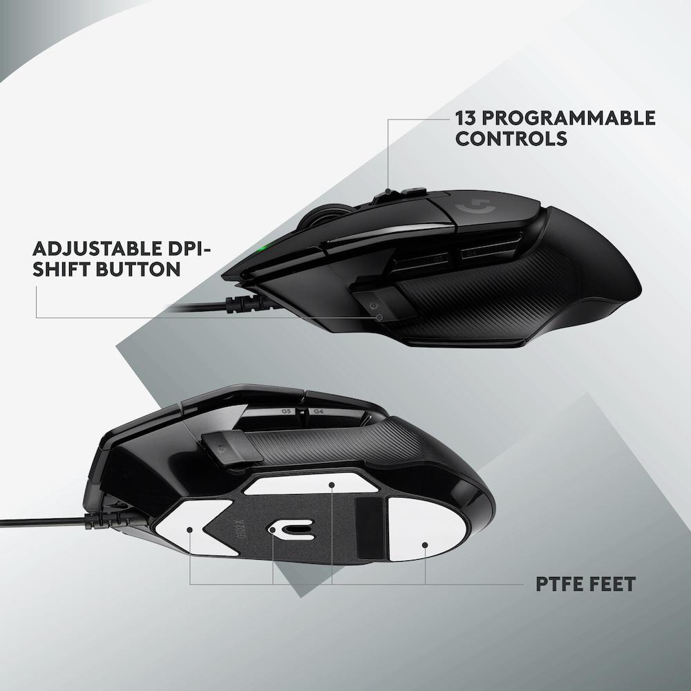 Gaming mouse Logitech G502 X optical Gaming Mouse Black - 910-006138