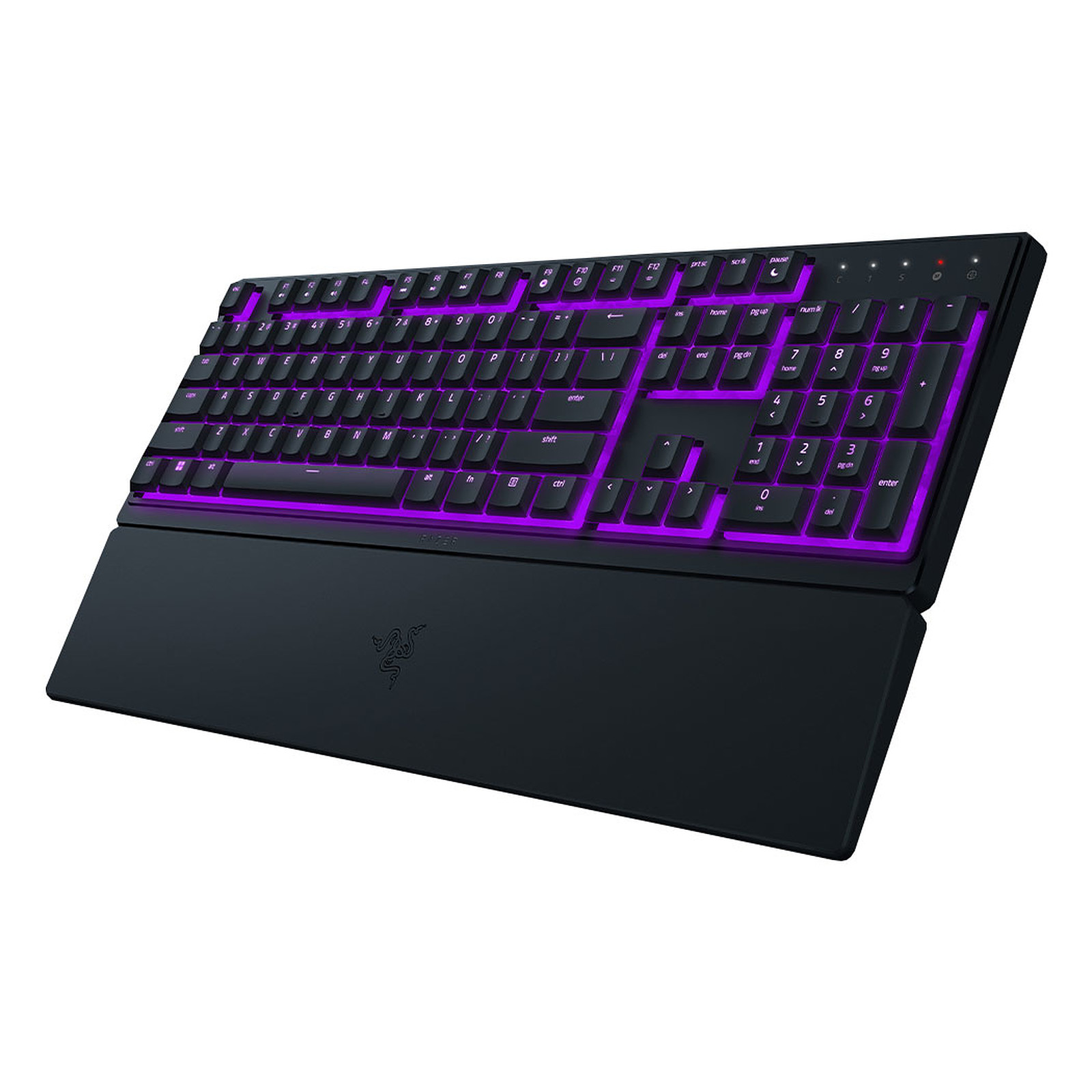 Геймърска клавиатура Razer Ornata V3 X US Silent Membrane Switches RGB - RZ03-04470100-R3M1