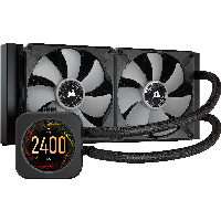 Водно охлаждане за процесор Corsair iCue H100i Elite LCD Display Liquid Cooler - CW-9060061-WW