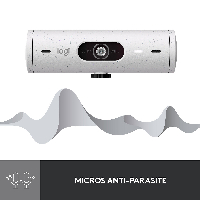Уеб камера Logitech BRIO 500 White - 960-001428