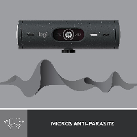 Уеб камера Logitech BRIO 500 Black - 960-001422