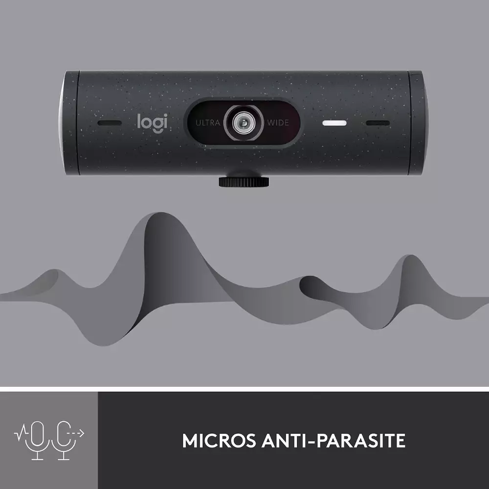Уеб камера Logitech BRIO 500 Black - 960-001422
