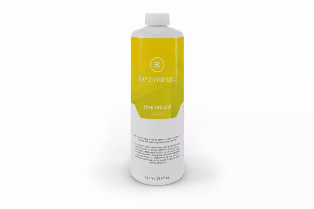 Течност EK-CryoFuel Lime Yellow (Premix 1000mL)
