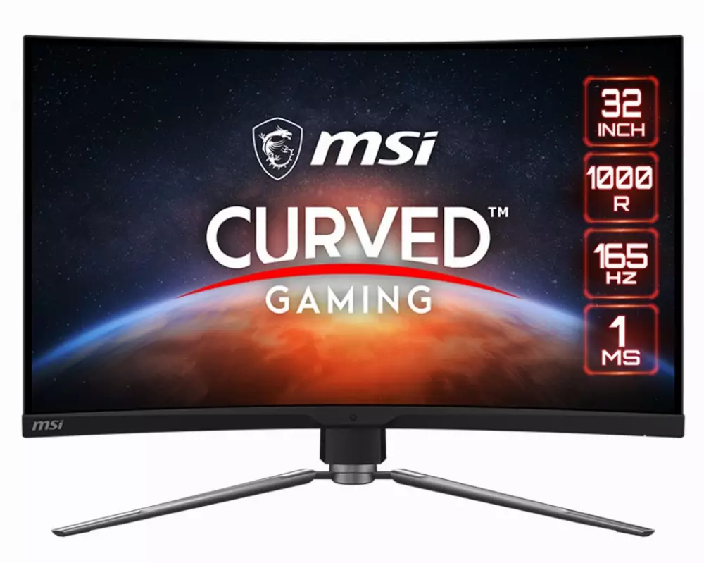 Монитор MSI MPG ARTYMIS 323CQR 32", VA Curved, WQHD 2560x1440, 165Hz, 1ms, HDR, AMD FreeSync Premium