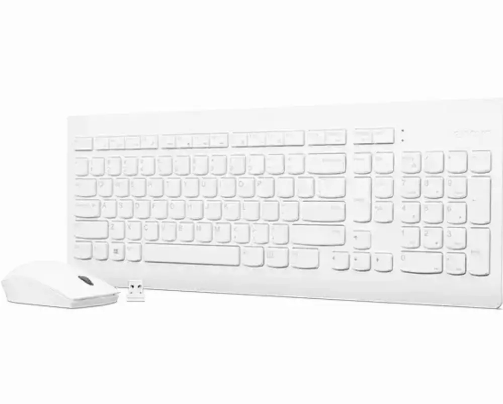Клавиатура + мишка Lenovo 510 Wireless Combo Keyboard & Mouse (White) - US English