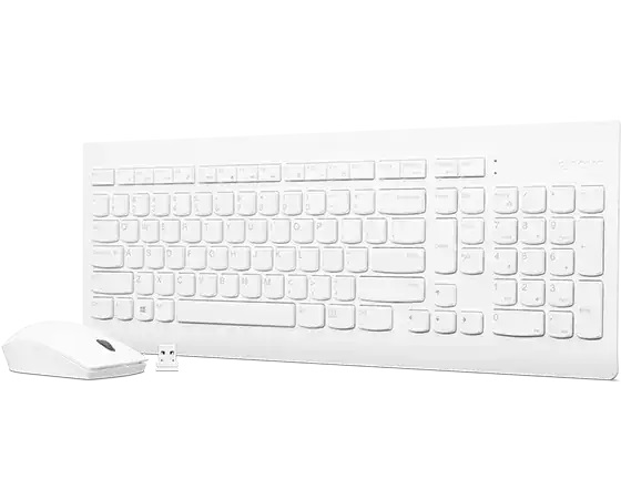 Клавиатура + мишка Lenovo 510 Wireless Combo Keyboard & Mouse (White) - US English