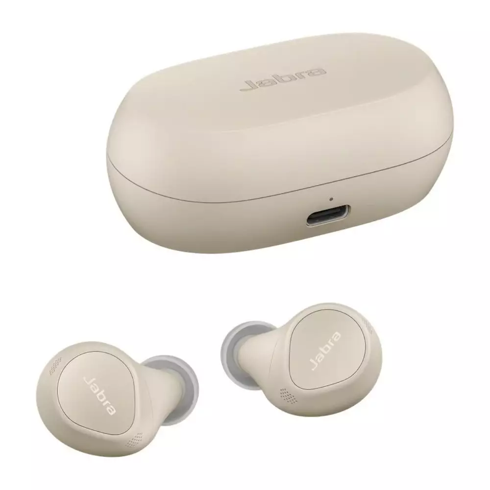 Блутут слушалки Jabra Elite 7 Pro Gold Beige