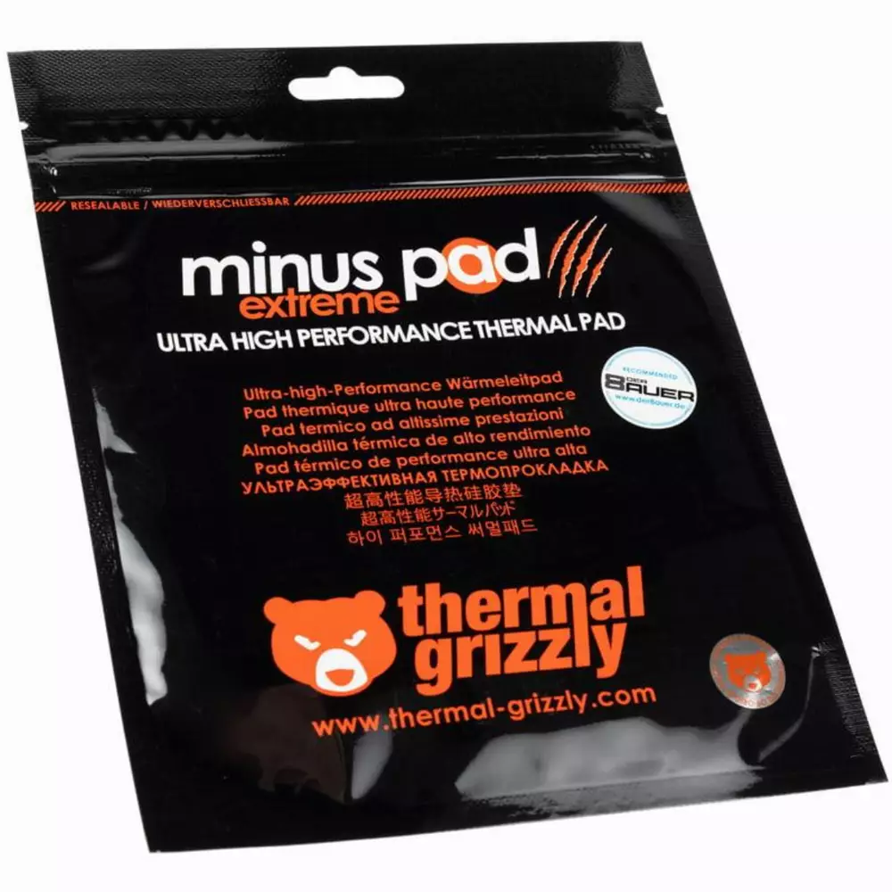 Термо пад Thermal Grizzly Minus Pad Extreme 100 х 100 х 1.5 mm