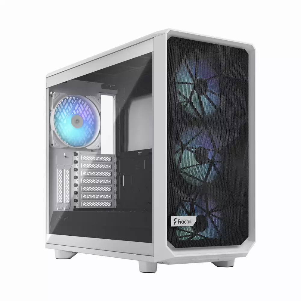 Кутия Fractal Meshify 2 RGB White TG Clear Tint - FD-C-MES2A-08