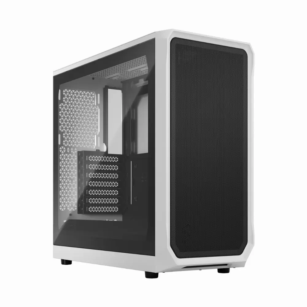 Кутия Fractal Focus 2 White TG Clear Tint - FD-C-FOC2A-02