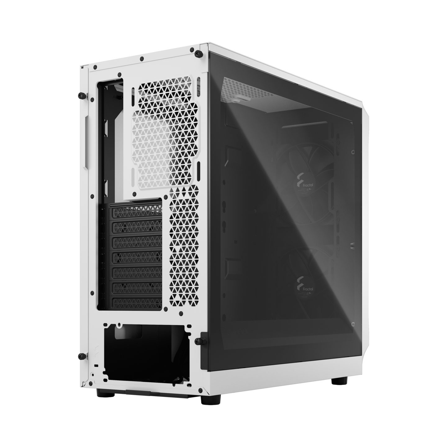 Кутия Fractal Focus 2 White TG Clear Tint - FD-C-FOC2A-02