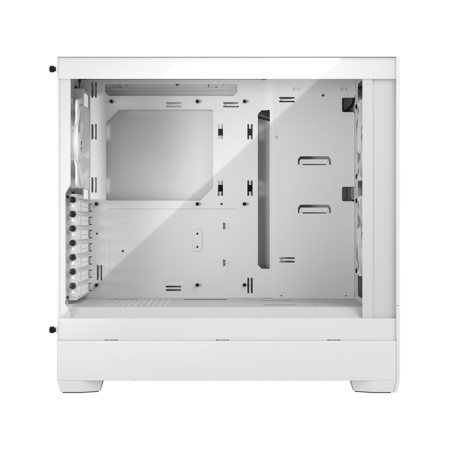 Кутия Fractal Pop Air White TG Clear Tint - FD-C-POA1A-03
