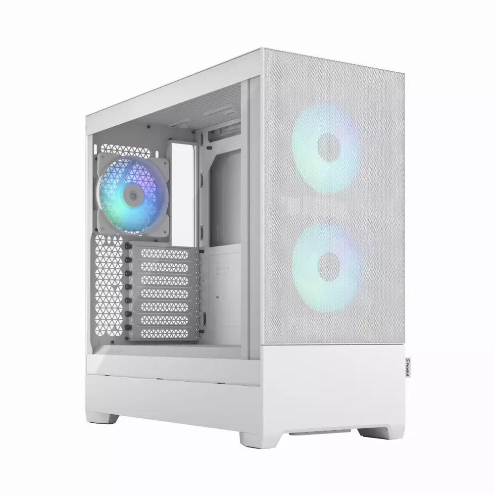 Case Fractal Pop Air RGB White TG Clear Tint - FD-C-POR1A-01