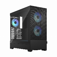 Кутия Fractal Pop Air RGB Black TG Clear Tint - FD-C-POR1A-06