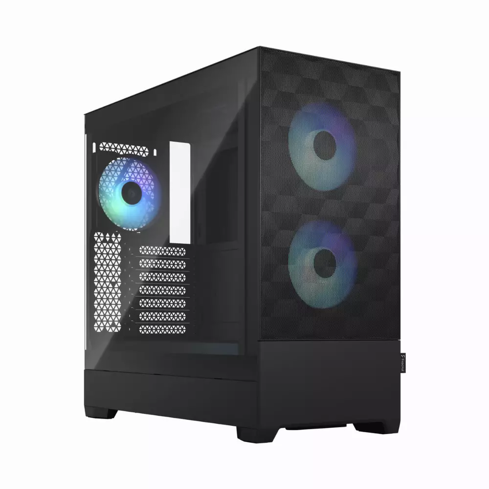 Кутия Fractal Pop Air RGB Black TG Clear Tint - FD-C-POR1A-06