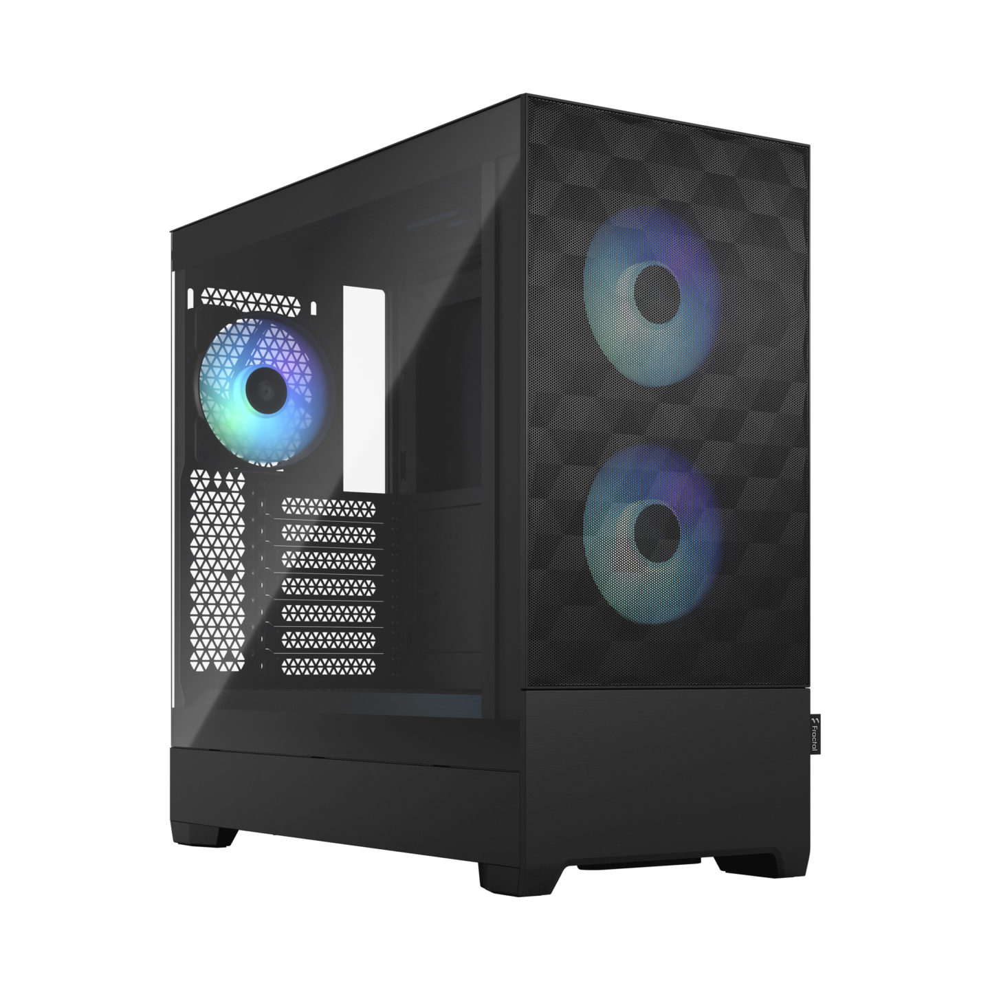 Кутия Fractal Pop Air RGB Black TG Clear Tint - FD-C-POR1A-06