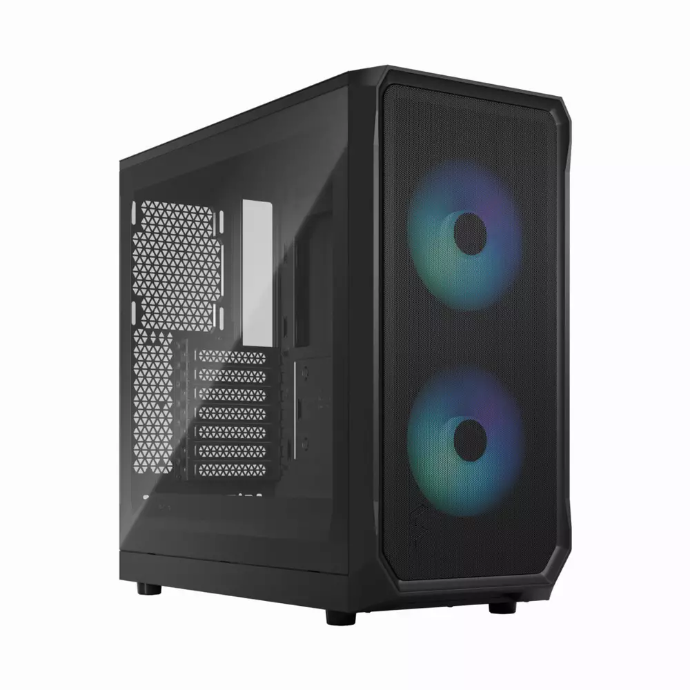 Case Fractal Focus 2 RGB Black TG Clear Tint - FD-C-FOC2A-03