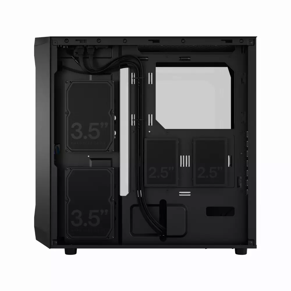 Кутия Fractal Focus 2 RGB Black TG Clear Tint - FD-C-FOC2A-03