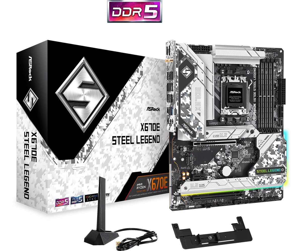 Дънна платка Asrock X670E Steel Legend AM5