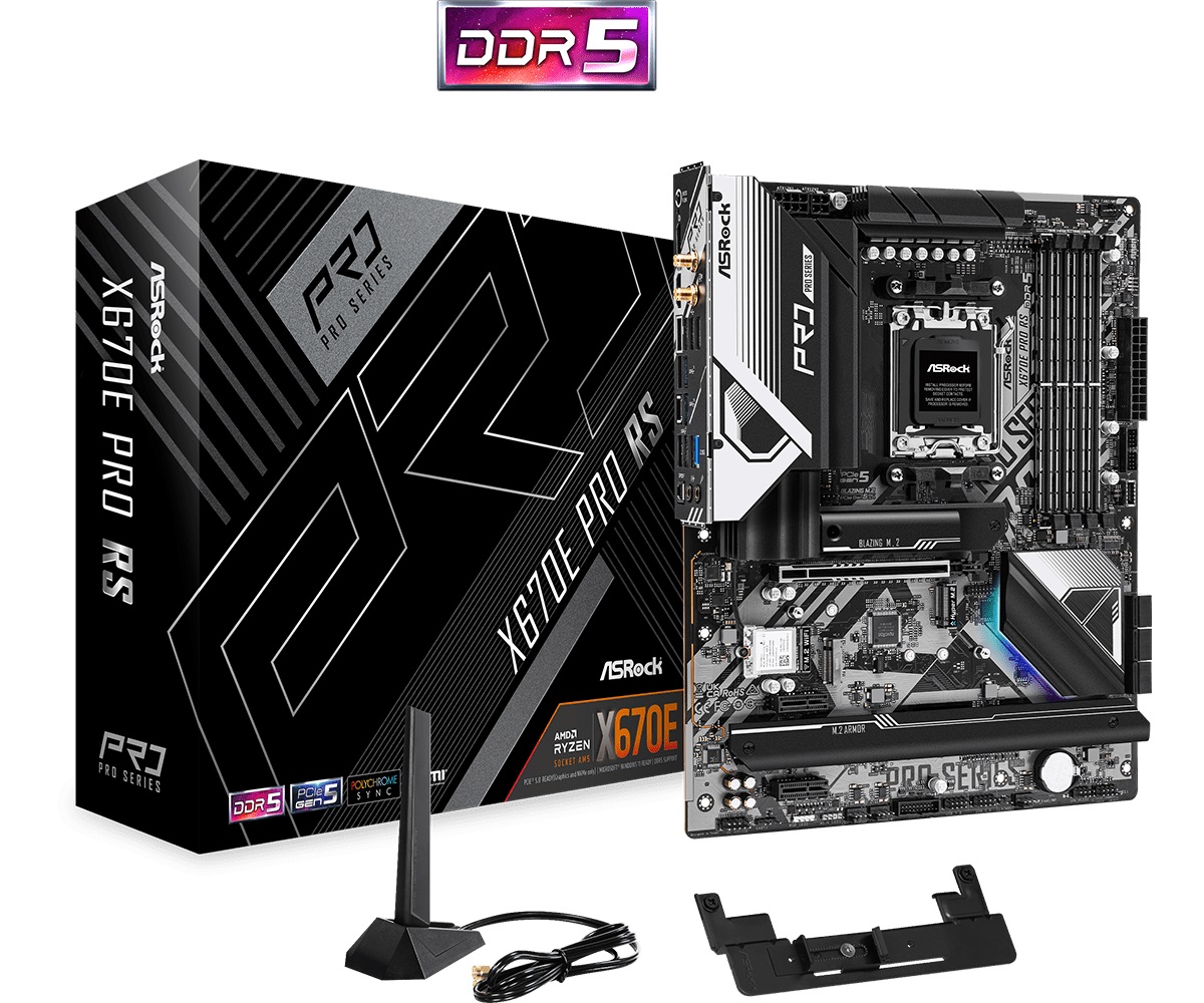 Дънна платка Asrock X670E Pro RS AM5