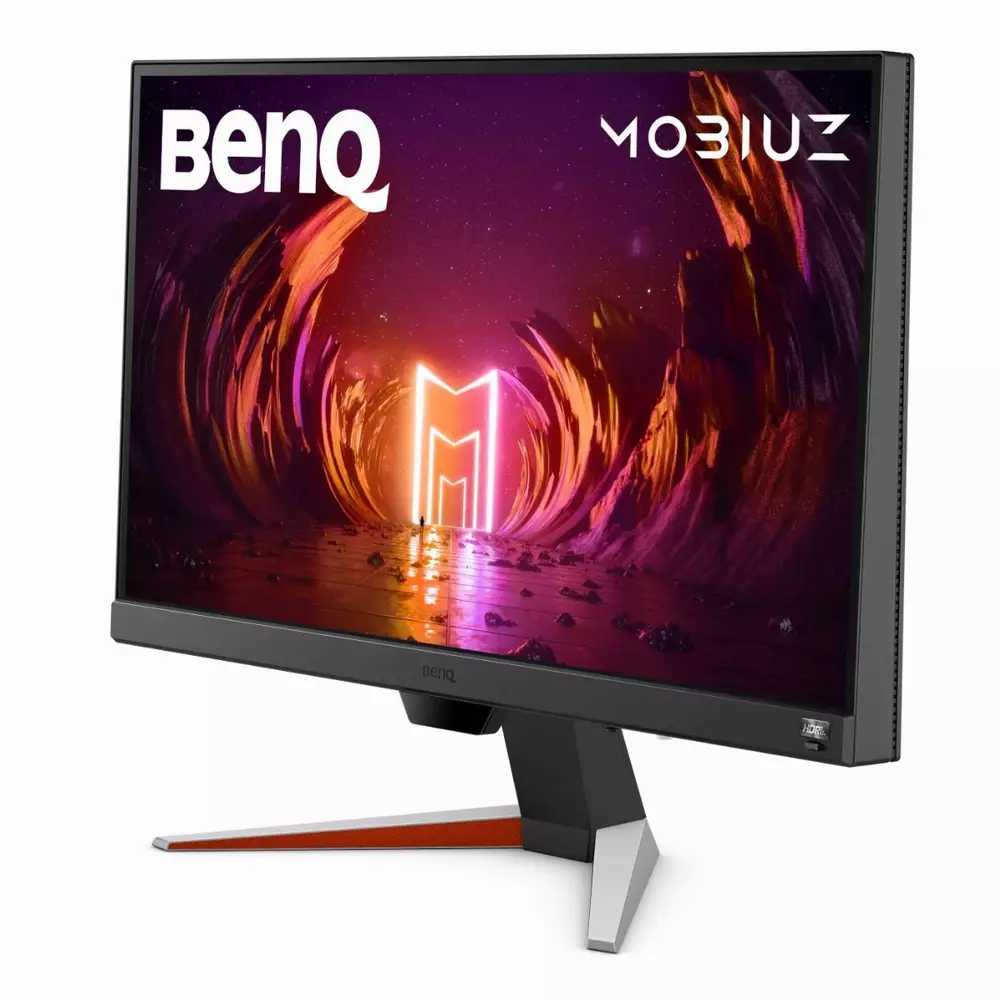 Монитор BenQ EX240N MOBIUZ 23.8", VA, FHD 1920x1080, 165Hz, 1ms, AMD FreeSync Premium, Черен
