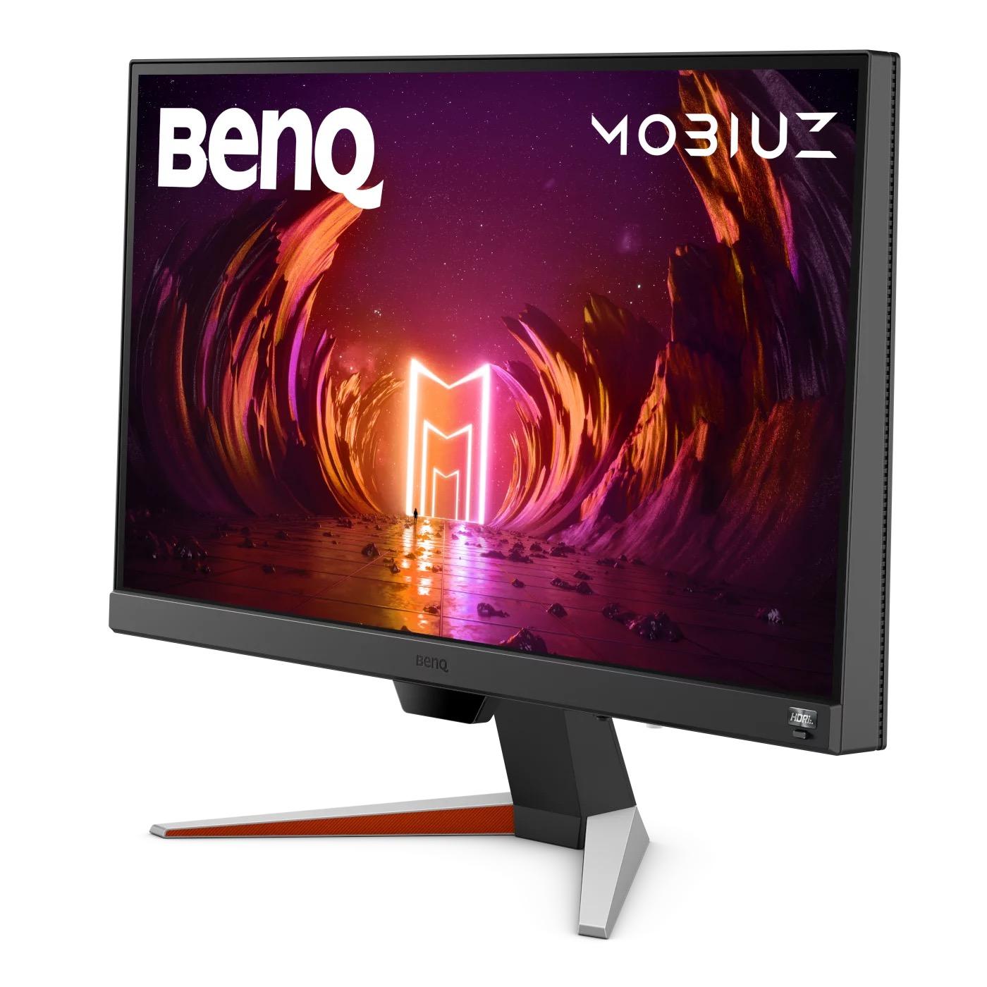Монитор BenQ EX240N MOBIUZ  23.8", VA, FHD 1920x1080, 165Hz, 1ms, AMD FreeSync Premium, Черен