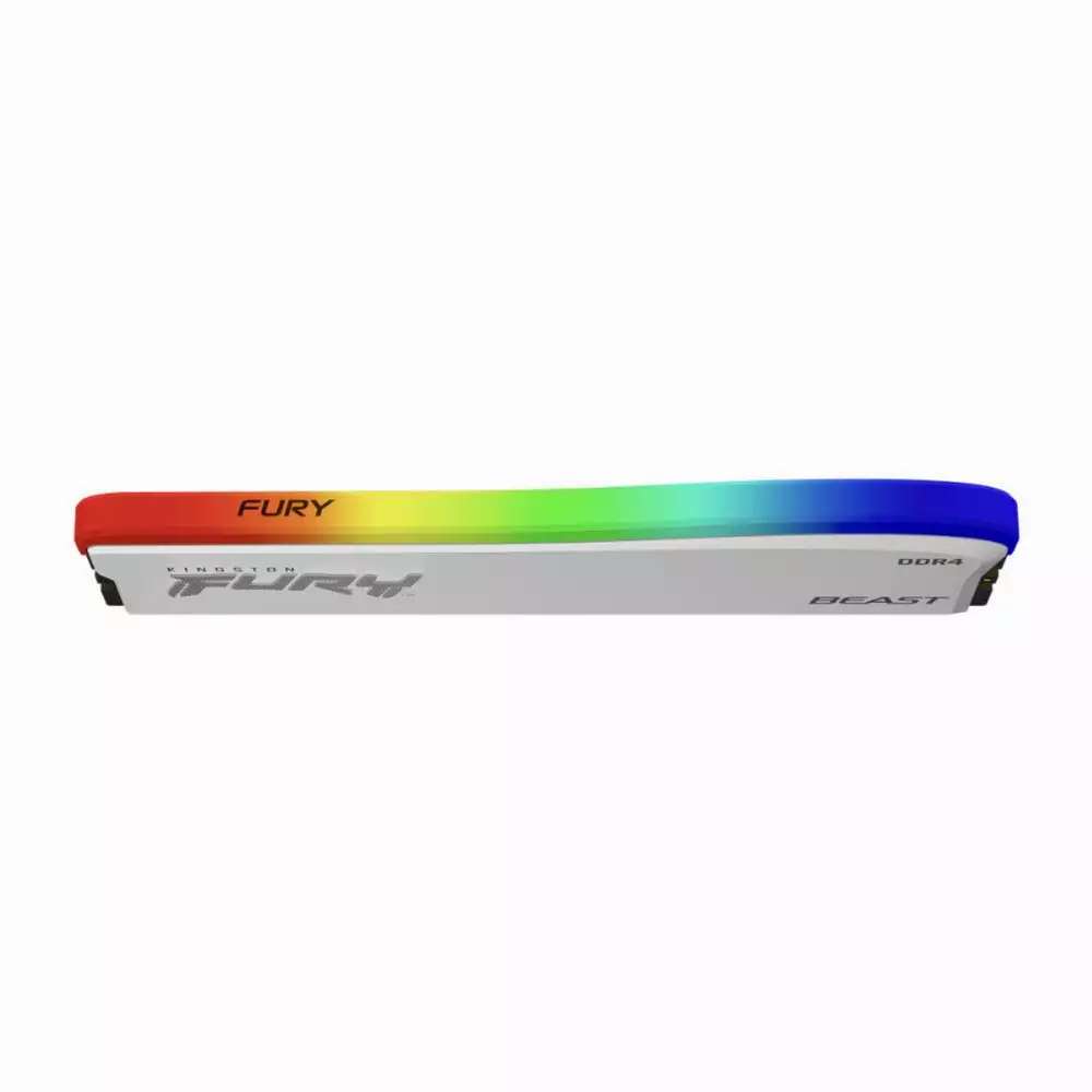 Памет Kingston FURY Beast White RGB 16GB DDR4 3600MHz CL18 - KF436C18BWA/16