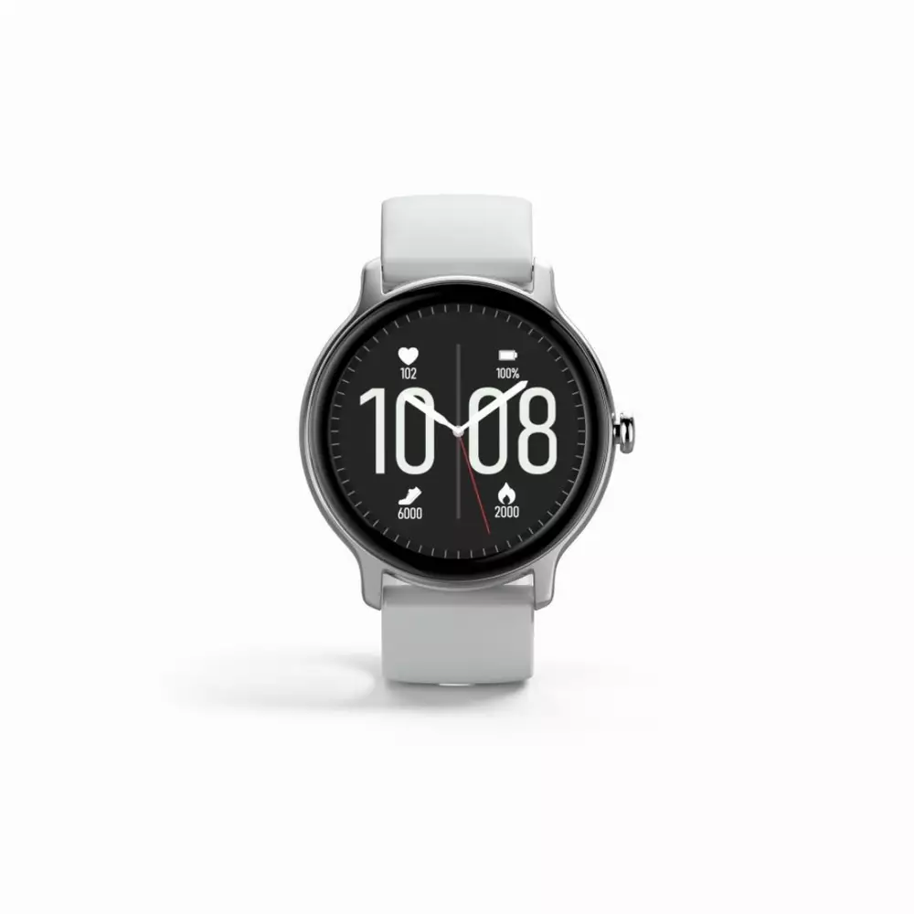 Смарт часовник Hama Fit Watch 4910, 1.09", Пулс, Кислород в къвта, Водоустойчив, Сив