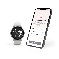 Смарт часовник Hama Fit Watch 4910, 1.09", Пулс, Кислород в къвта, Водоустойчив, Сив