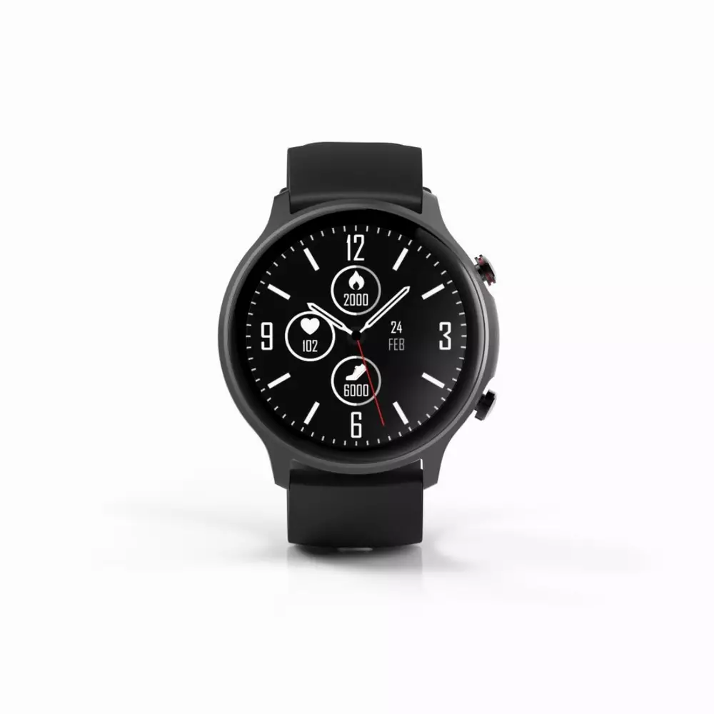 Смарт часовник Hama Fit Watch 6910, 1.28", GPS, Пулс, Кислород в къвта, Водоустойчив, Черен