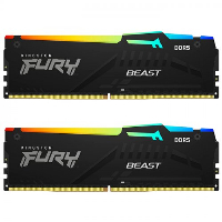 Памет Kingston FURY Beast RGB 32GB (2x16GB) DDR5 AMD EXPO 5600MHz CL36 - KF556C36BBEAK2-32