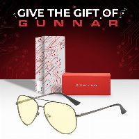 Комплект GUNNAR OPTICS Maverick Onyx Holiday Bundle - Очила, калъф