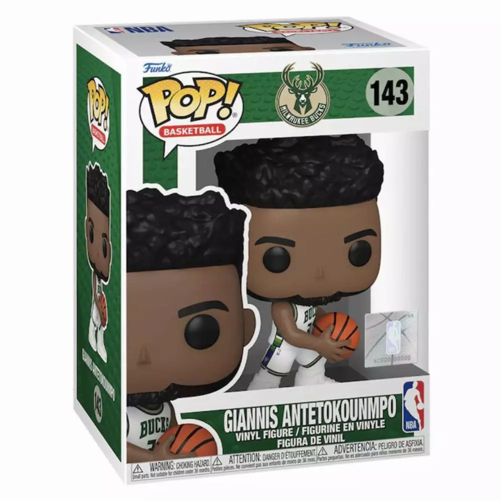 Фигурка Funko POP! Basketball NBA: Milwaukee Bucks - Giannis Antetokounmpo (City Edition 2021) #143