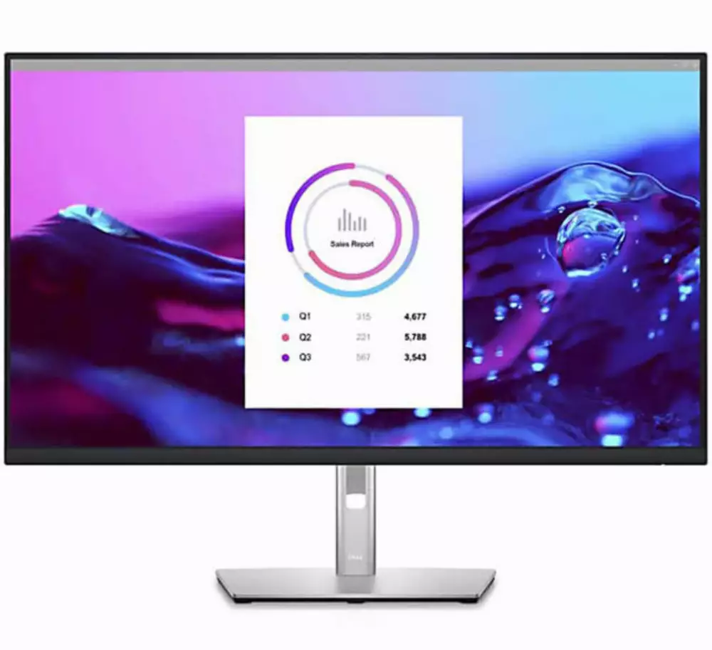 Dell P3223QE Monitor 31,5" 4K UHD LED - Hub USB, Conformità TAA, Nero/Argento - Per Ufficio E Professionisti - 2