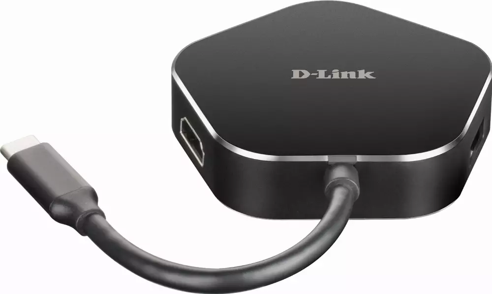 USB хъб D-Link DUB-M420 4-in-1, 2 x USB 3.0, 1 x USB-C, 1 х HDMI
