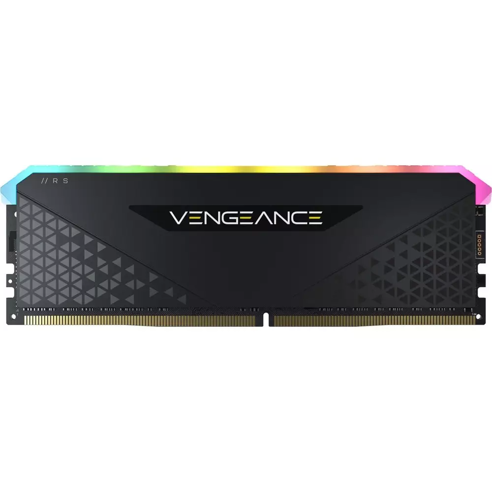 Памет Corsair Vengeance RS RGB Black 8GB (1x8GB) DDR4 3200MHz CL16 - CMG8GX4M1E3200C16
