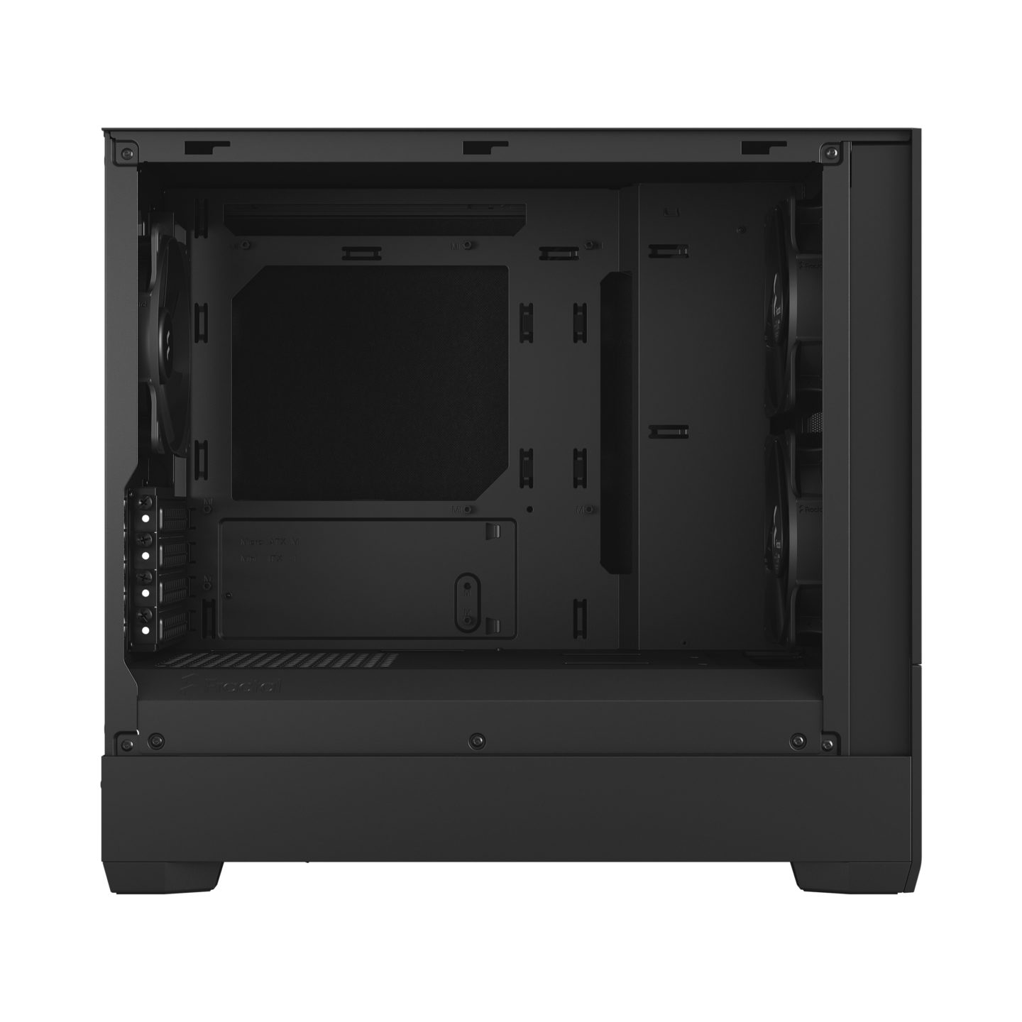Кутия Fractal Pop Mini Silent Black Solid - FD-C-POS1M-01