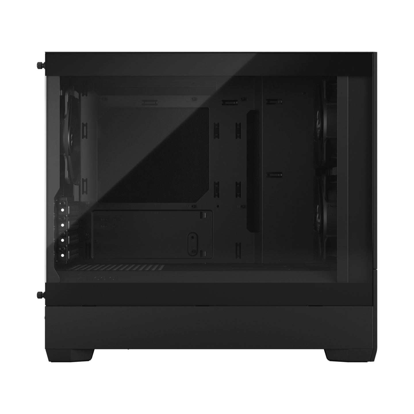 Кутия Fractal Pop Mini Silent  Black TG Clear - FD-C-POS1M-02