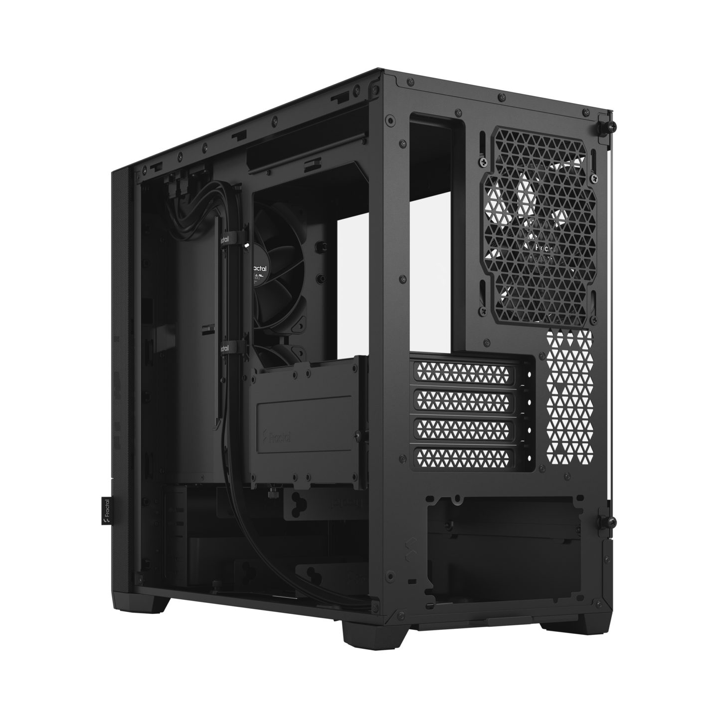 Кутия Fractal Pop Mini Silent  Black TG Clear - FD-C-POS1M-02