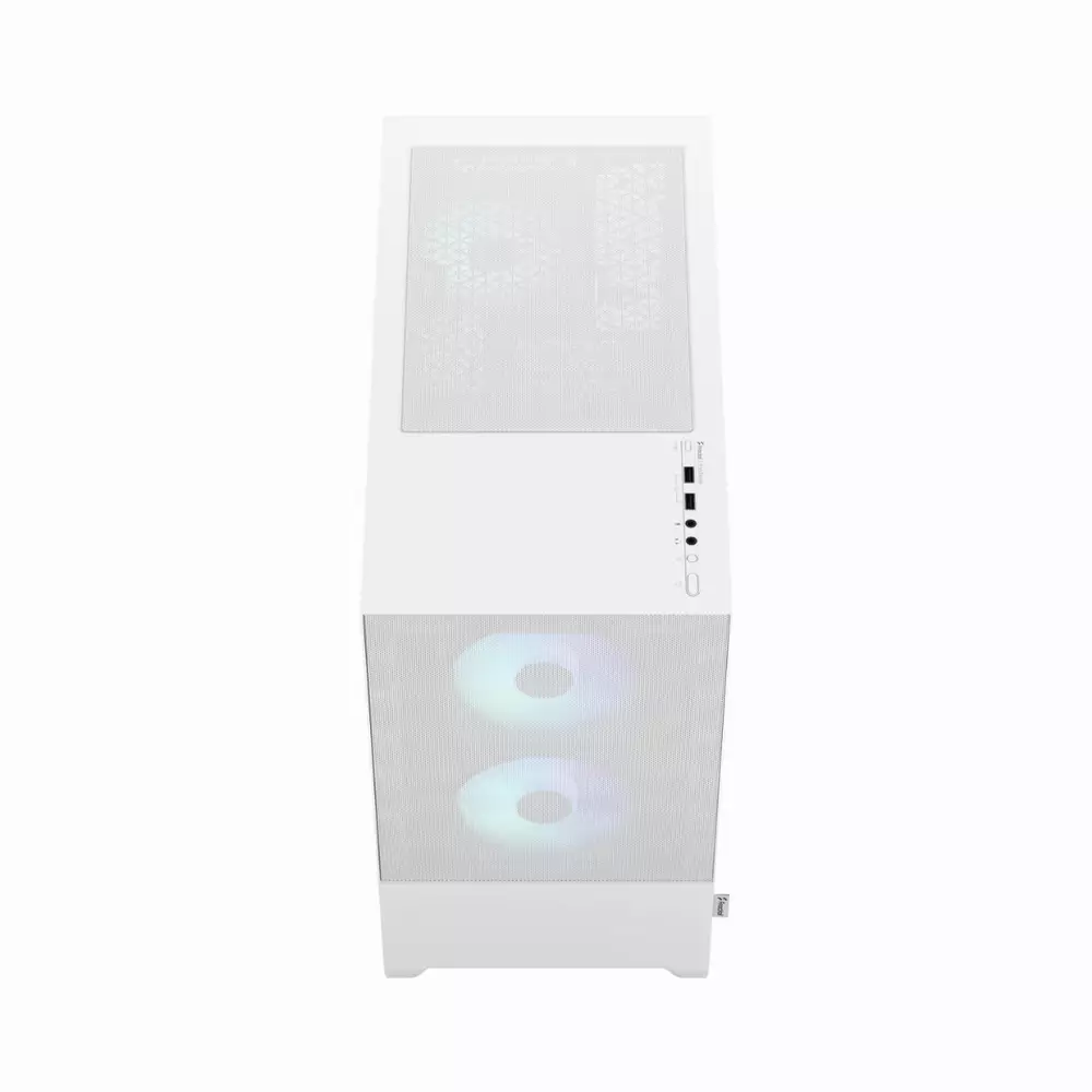 Кутия Fractal Pop Mini Air RGB White TG Clear - FD-C-POR1M-01
