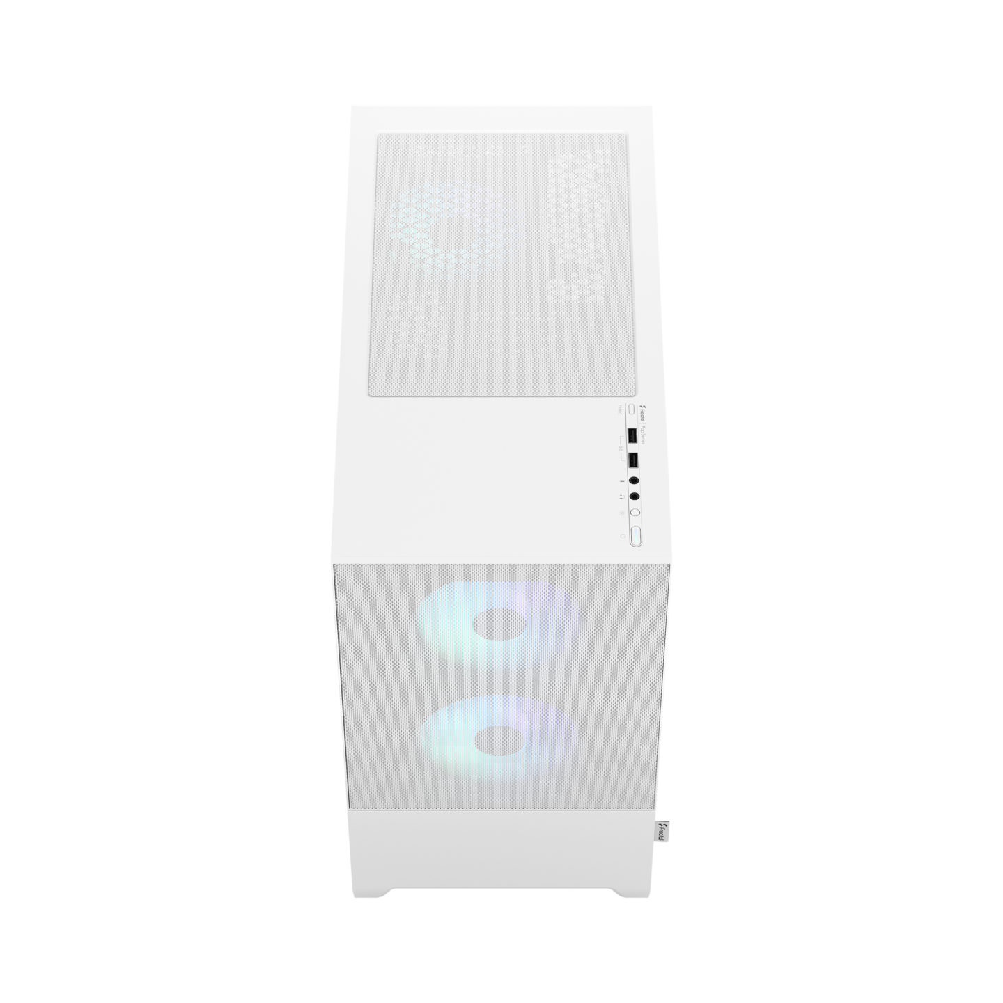 Кутия Fractal Pop Mini Air RGB White TG Clear - FD-C-POR1M-01