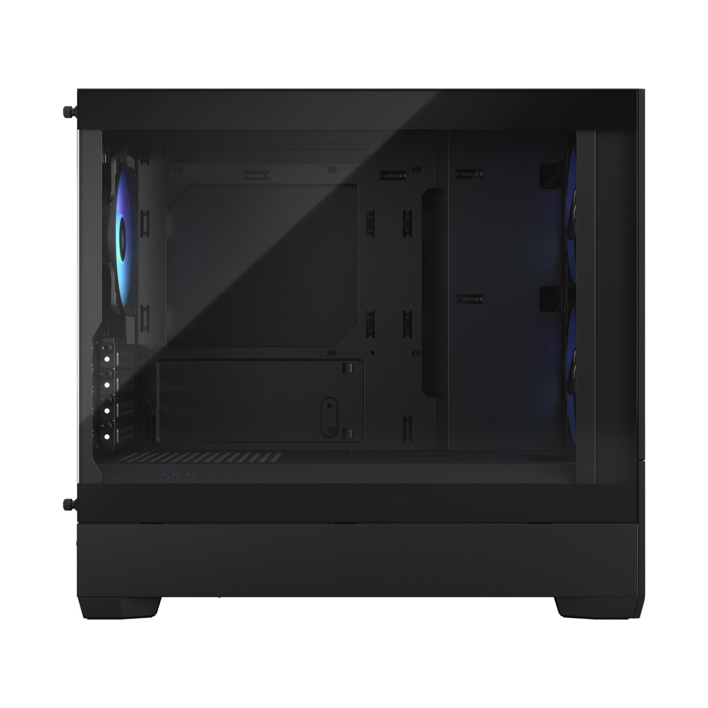 Кутия Fractal Pop Mini Air RGB Black TG Clear - FD-C-POR1M-06