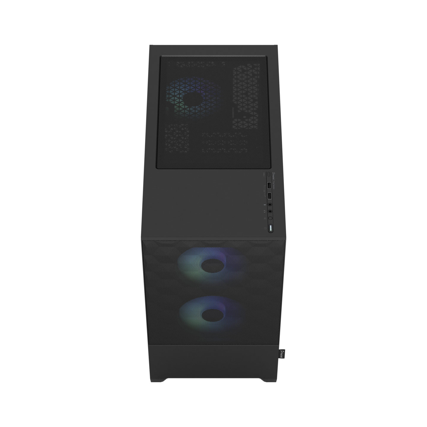 Кутия Fractal Pop Mini Air RGB Black TG Clear - FD-C-POR1M-06