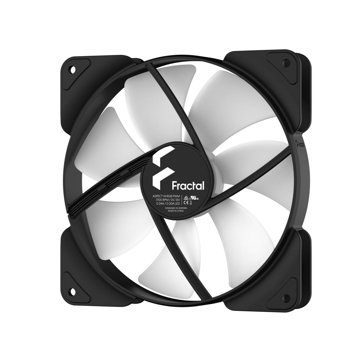 Вентилатор Fractal Aspect 14 RGB PWM Black - FD-F-AS1-1405